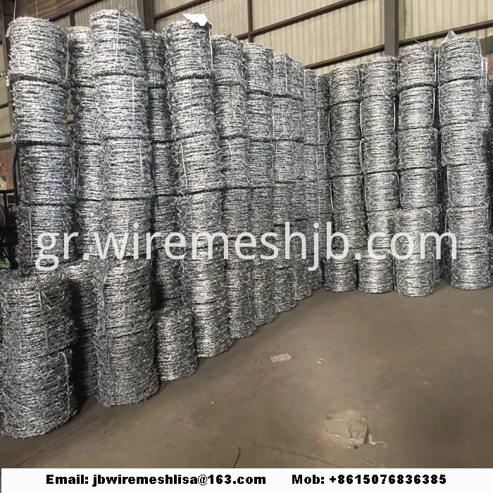 Galvanized and PVC Coated Barbed Wire